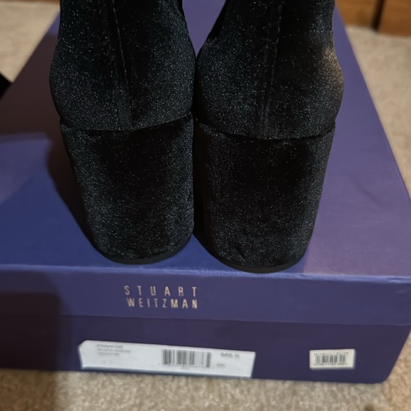 Stuart Weitzman Panache velvet boots - Picture 5 of 9